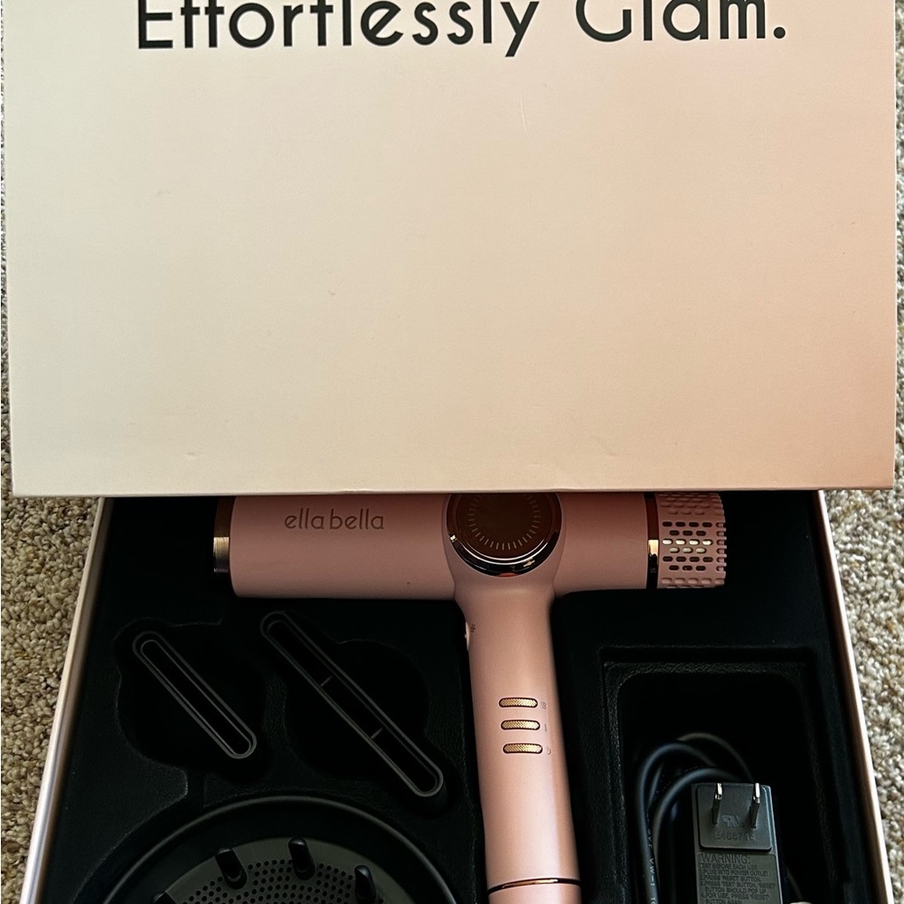 Ella Bella Effortlessly Glam Hair Dryer in pink - Picture 2 of 3